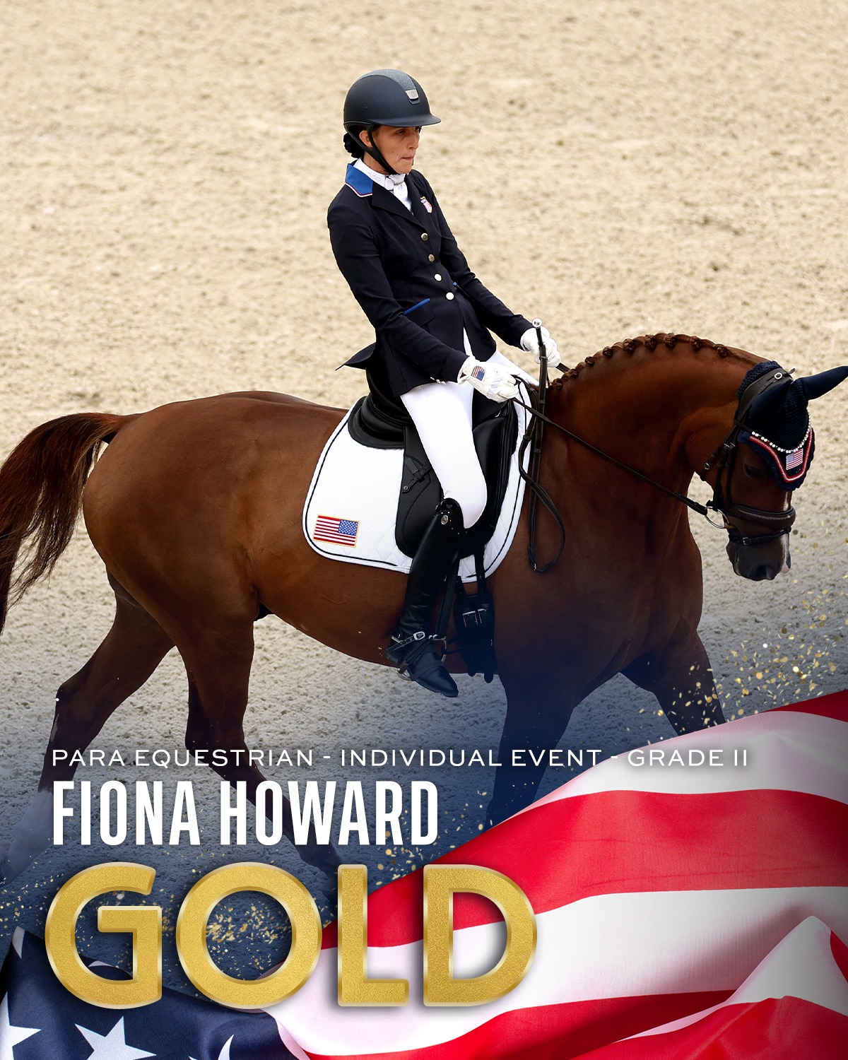 RenoVō Equine athlete wins gold at the Paralympics.