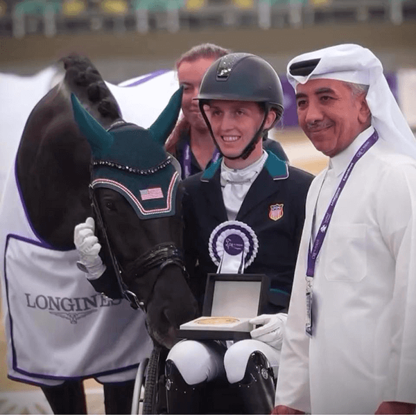 Image of winning Fiona Howard Para Equestrian